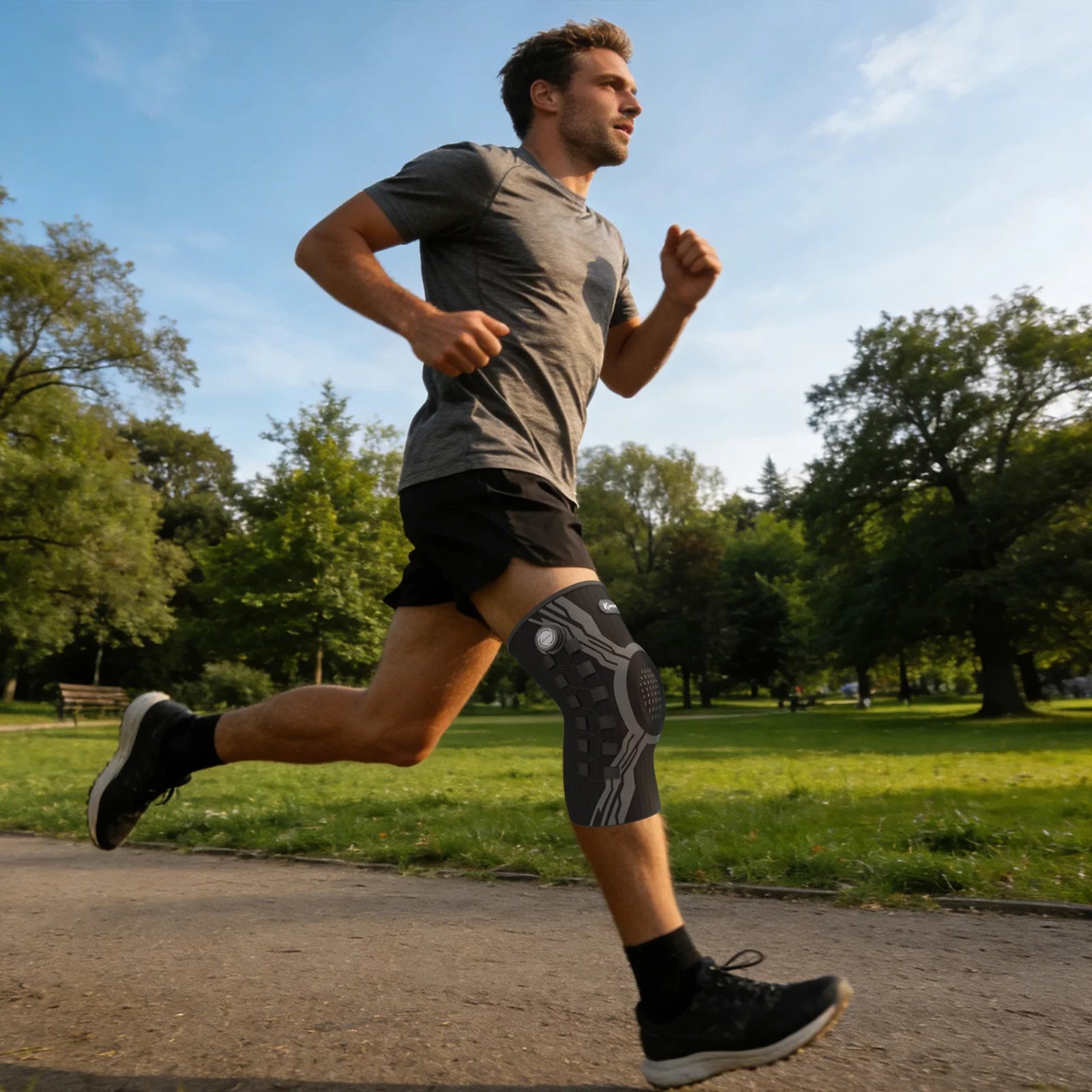 Kuangmi Professional Knee Brace – Pain Relief, Joint Recovery & Sports Support