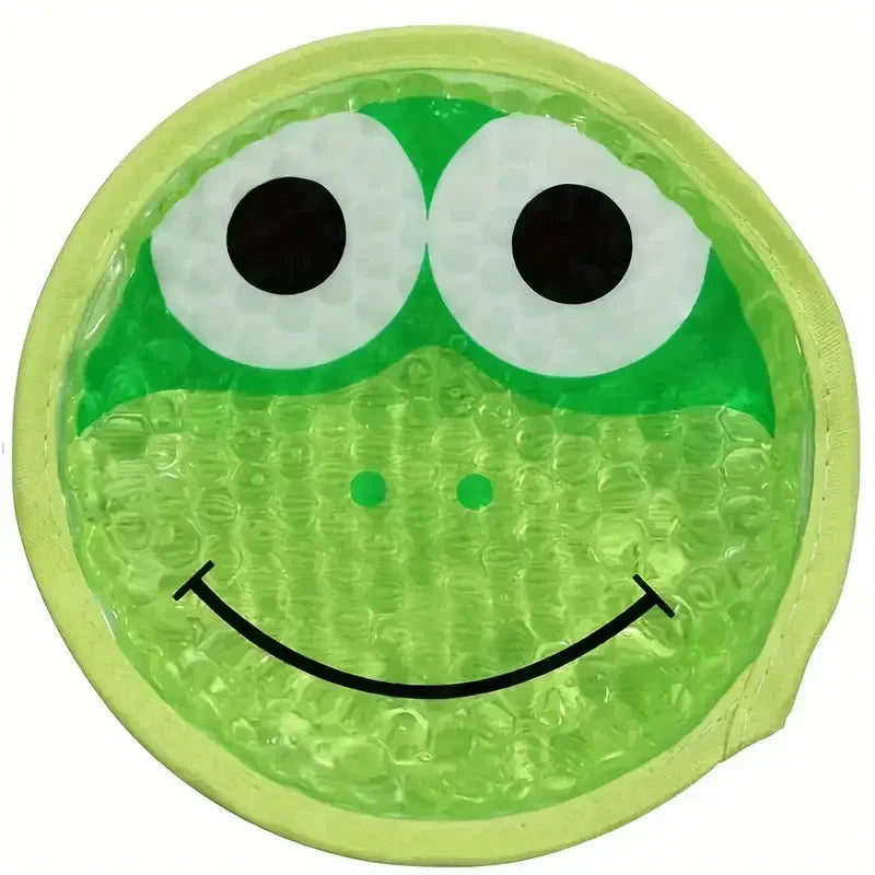 Reusable Cartoon Gel Ice Pack – Cute Dual Hot & Cold Compress for Elbow, Knee, Toothache & First Aid