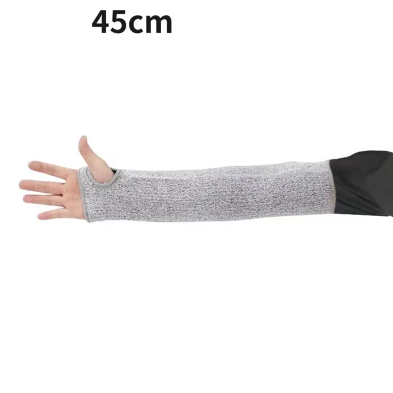 1Pc Level 5 HPPE Cut Resistant Anti-Puncture Work Protection Arm Sleeve Cover Cut-resistant Arm Sleeve ED-shipping