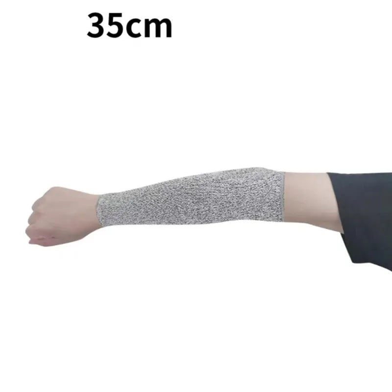 1Pc Level 5 HPPE Cut Resistant Anti-Puncture Work Protection Arm Sleeve Cover Cut-resistant Arm Sleeve ED-shipping