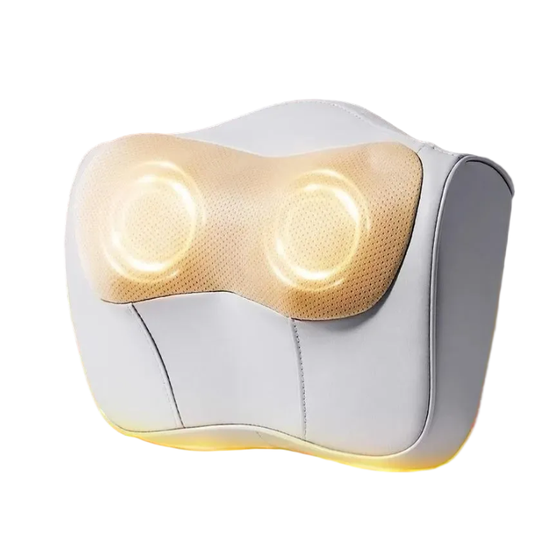 HEALTENCE Electric Shiatsu Neck Massage Pillow – Hot Compress Massager
