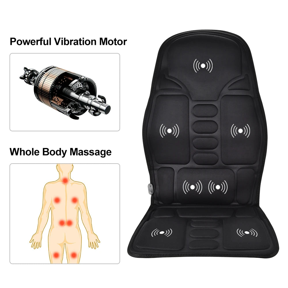 Infrared Massage Chair Cushion – Heating Vibration Mat