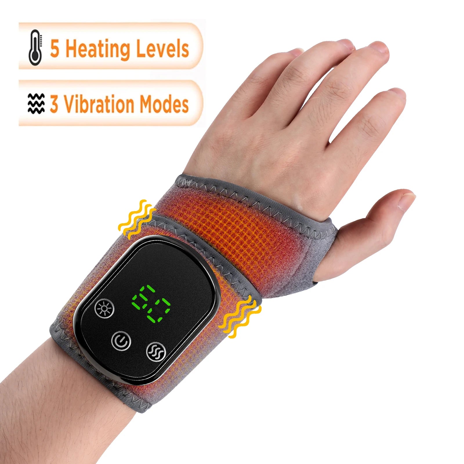 Electric Foot & Hand Massager – Vibrating & Heating Ankle & Wrist Joint Portable Relaxation Device