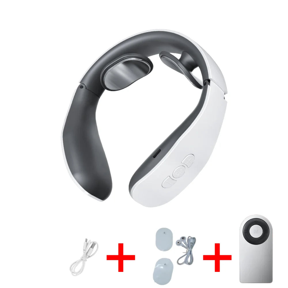 HEALTENCE Neck & Shoulder Pulse Massager – 6 Modes & 9 Levels