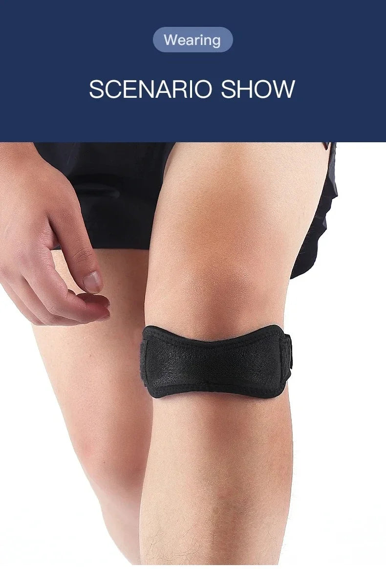 Patellar Tendon Knee Support Strap – Shock Absorption Brace & Sleeve