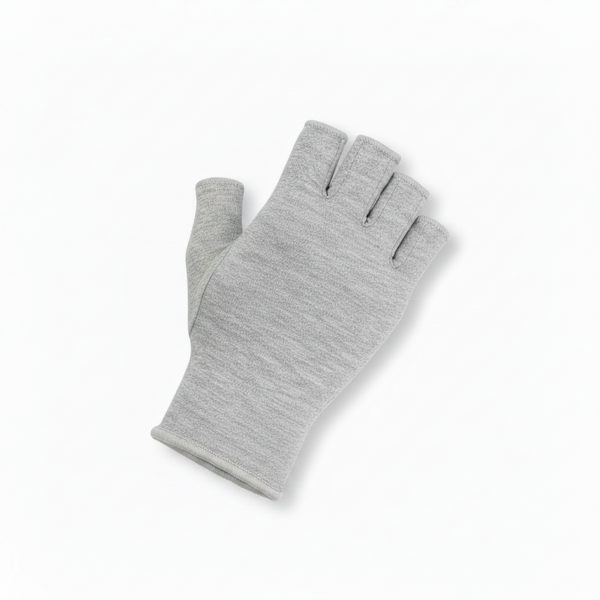 Bamboo Arthritis Compression Gloves – Fingerless Hand Support for Men & Women