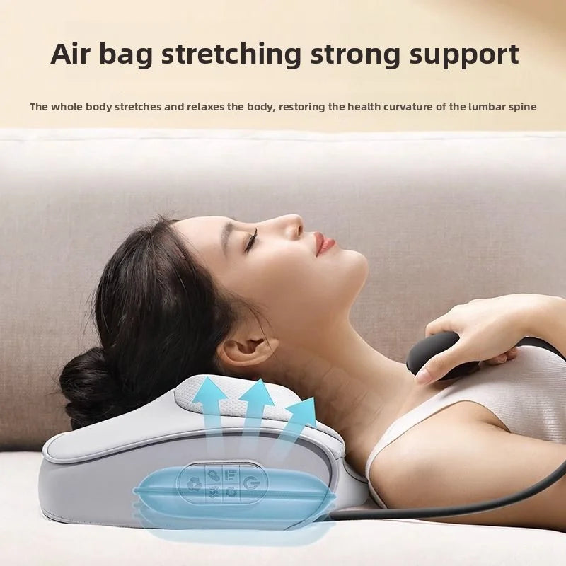 HEALTENCE Electric Shiatsu Neck Massage Pillow – Hot Compress Massager