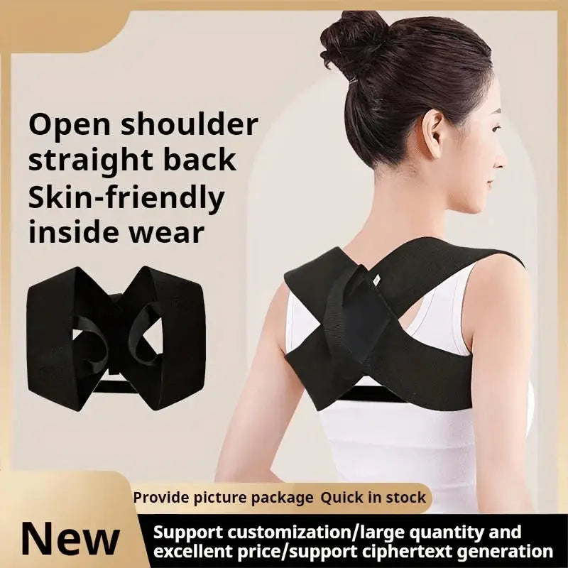 Adjustable Back & Shoulder Posture Corrector Belt – Clavicle & Spine Support Brace for Home, Office & Sport