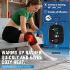 Electric Knee Pad Massager – Fast Heating Vibration with 5000mAh Battery for Knee, Shoulder & Elbow Joint Relief