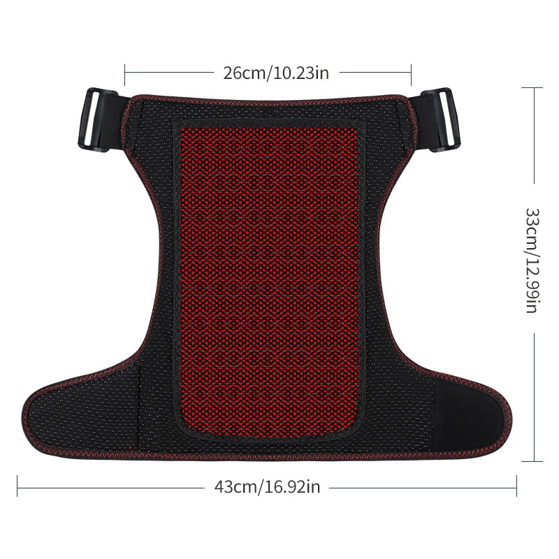 Full-Wrap Hip Heating Massager Brace – Sciatica & Buttock Relief, USB