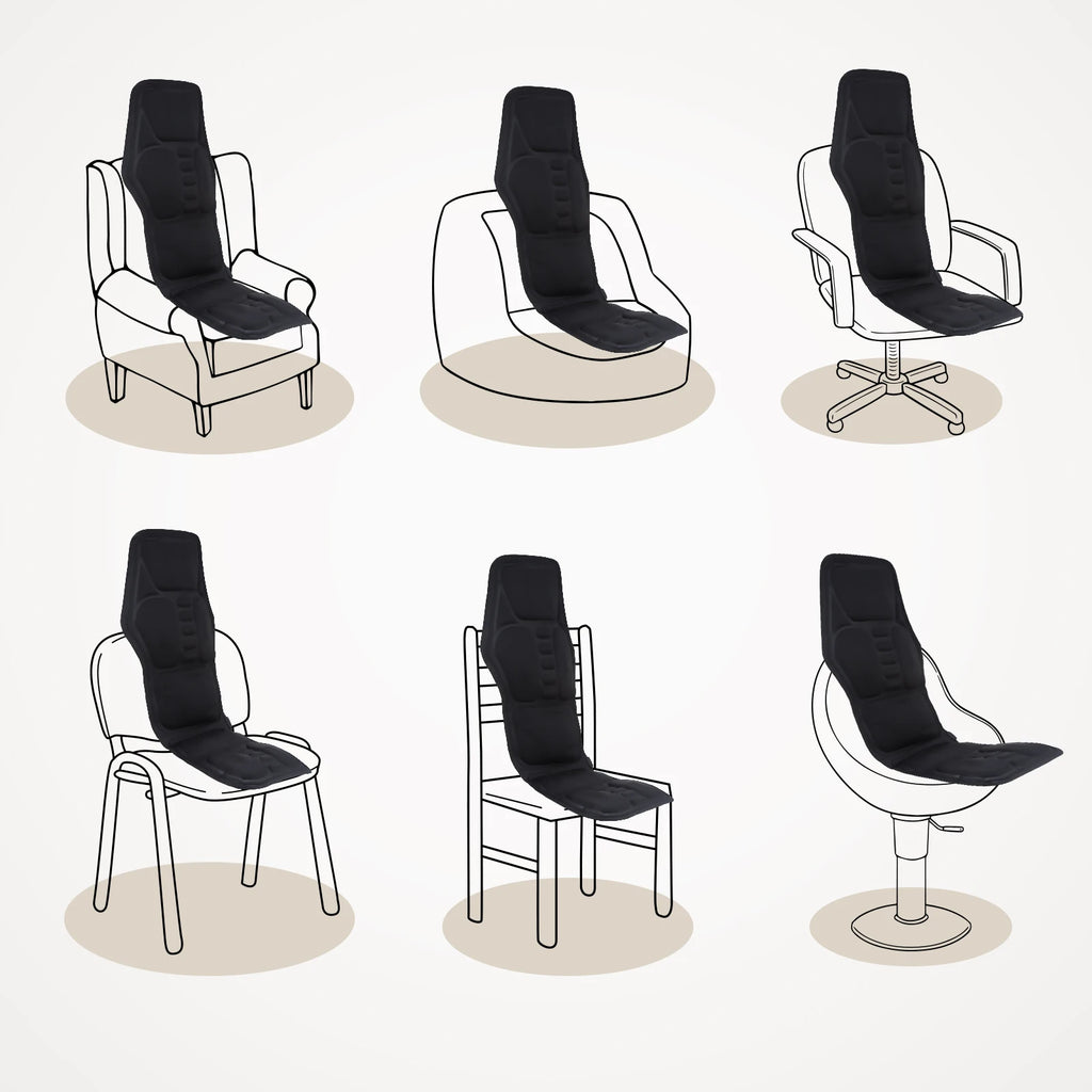 Infrared Massage Chair Cushion – Heating Vibration Mat