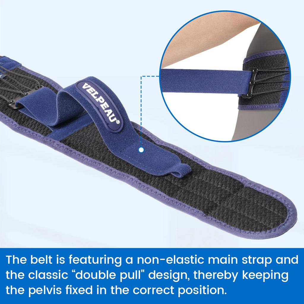 Sacroiliac SI Joint Hip Belt – Pelvic Support for Sciatica & Joint Pain Relief