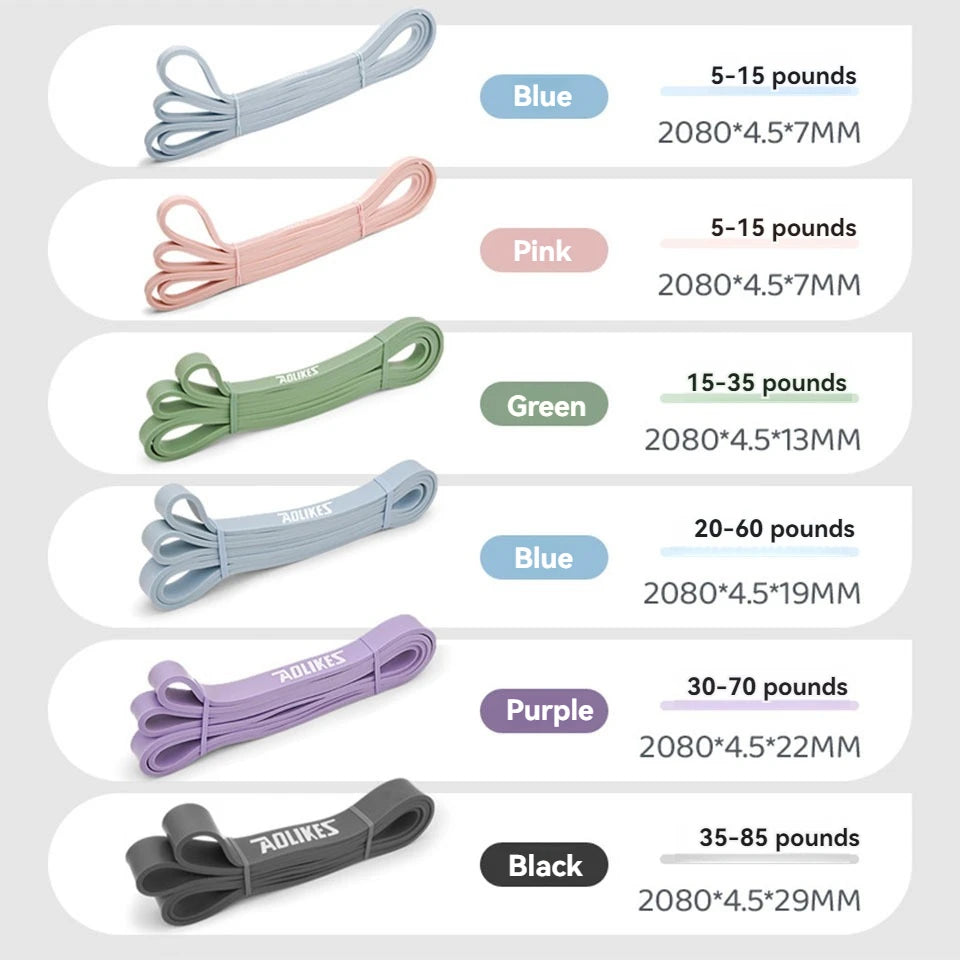 AOLIKES Long Heavy Resistance Bands – Exercise & Pull Up Assistance Bands for Workout & Stretching