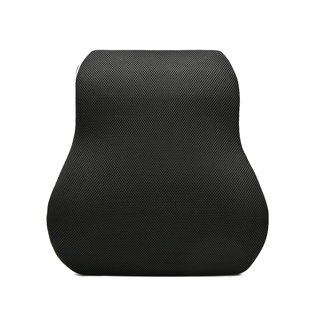 HEALTENCE Memory Foam Lumbar Back Cushion – Ergonomic Car & Office Support