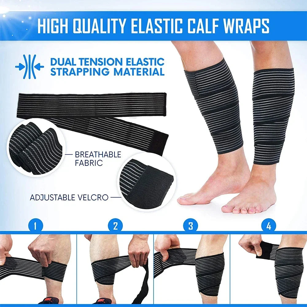 Elastic Breathable Sports Compression Wrap – Multi-Joint Bandage Strap