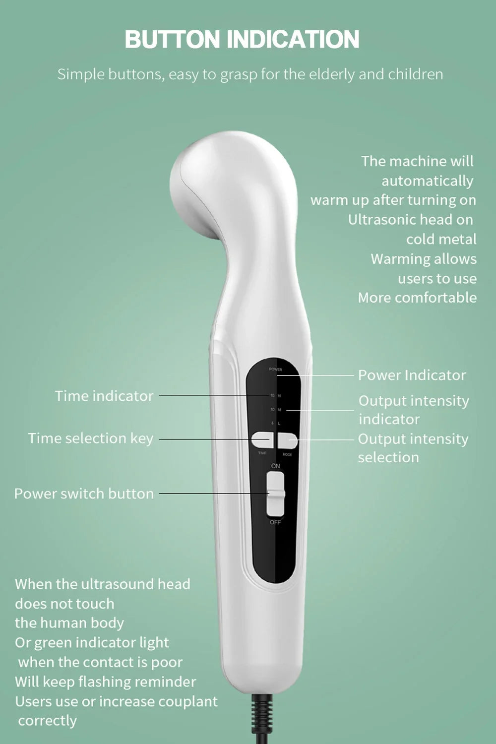 Ultrasound Physiotherapy Device – Pain Relief & Arthritis Therapy