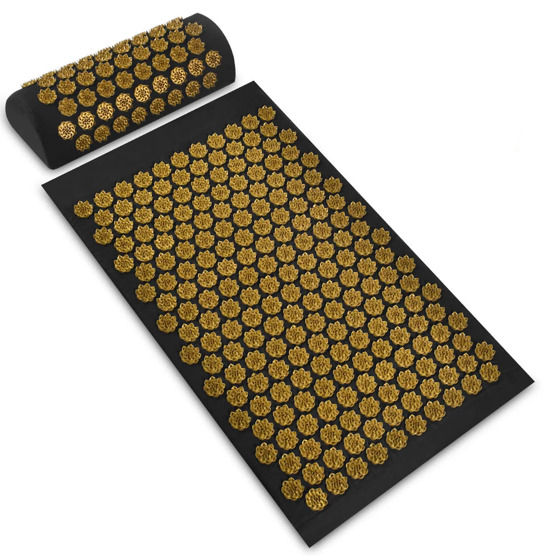 Pranamat Eco Lotus Spike Acupressure Mat – Kuznetsov’s Applicator for Neck, Foot, Back & Yoga Massage