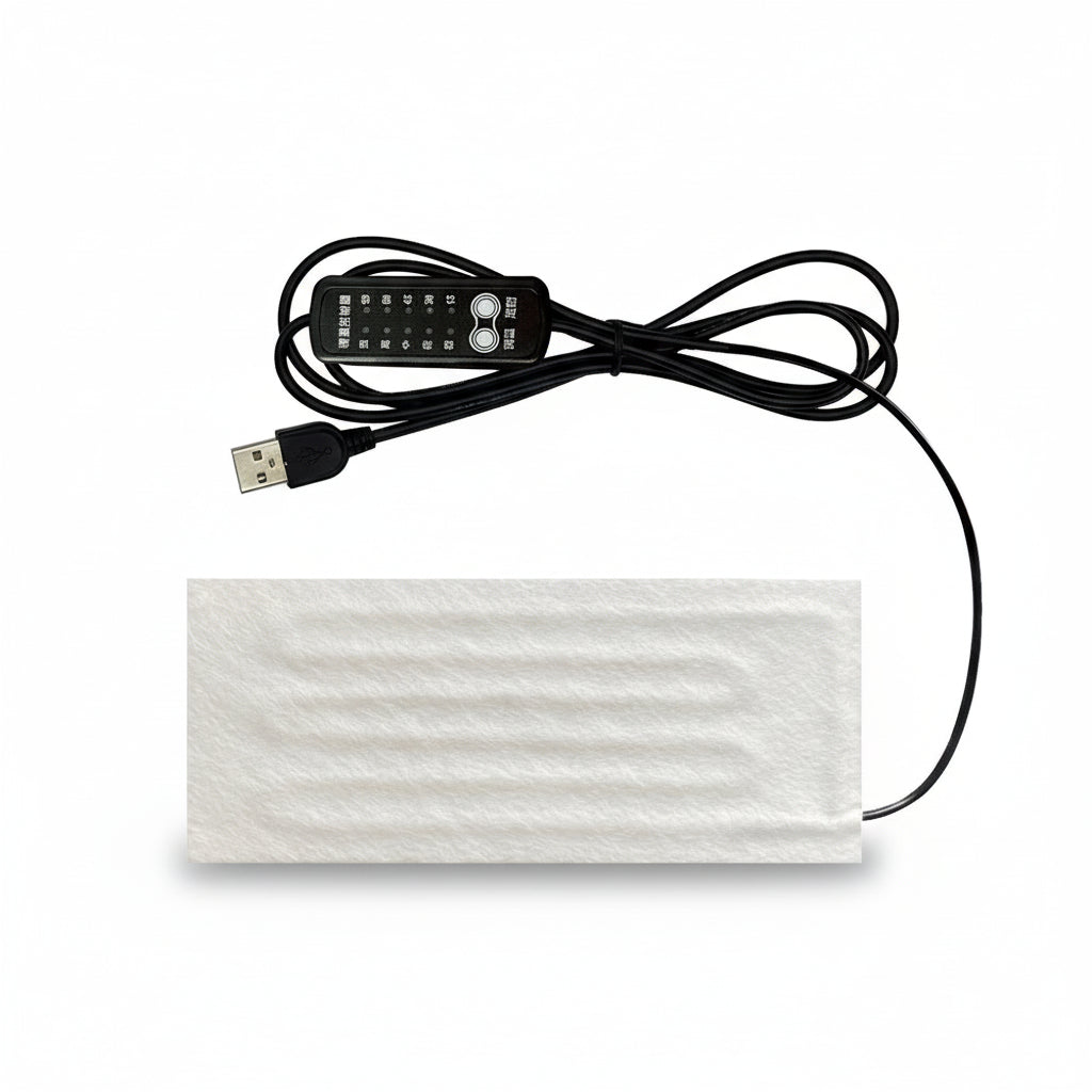 USB Warm Paste Heating Pad – 5V Electric Heating Film for Cervical Vertebra, Vest, Jacket, Shoes & Socks