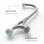 Trigger Point Massage Gun for Pain Relief Handle Back Neck Hook Fibromyalgia Pain Relief Portable Manuel Shoulder Massager