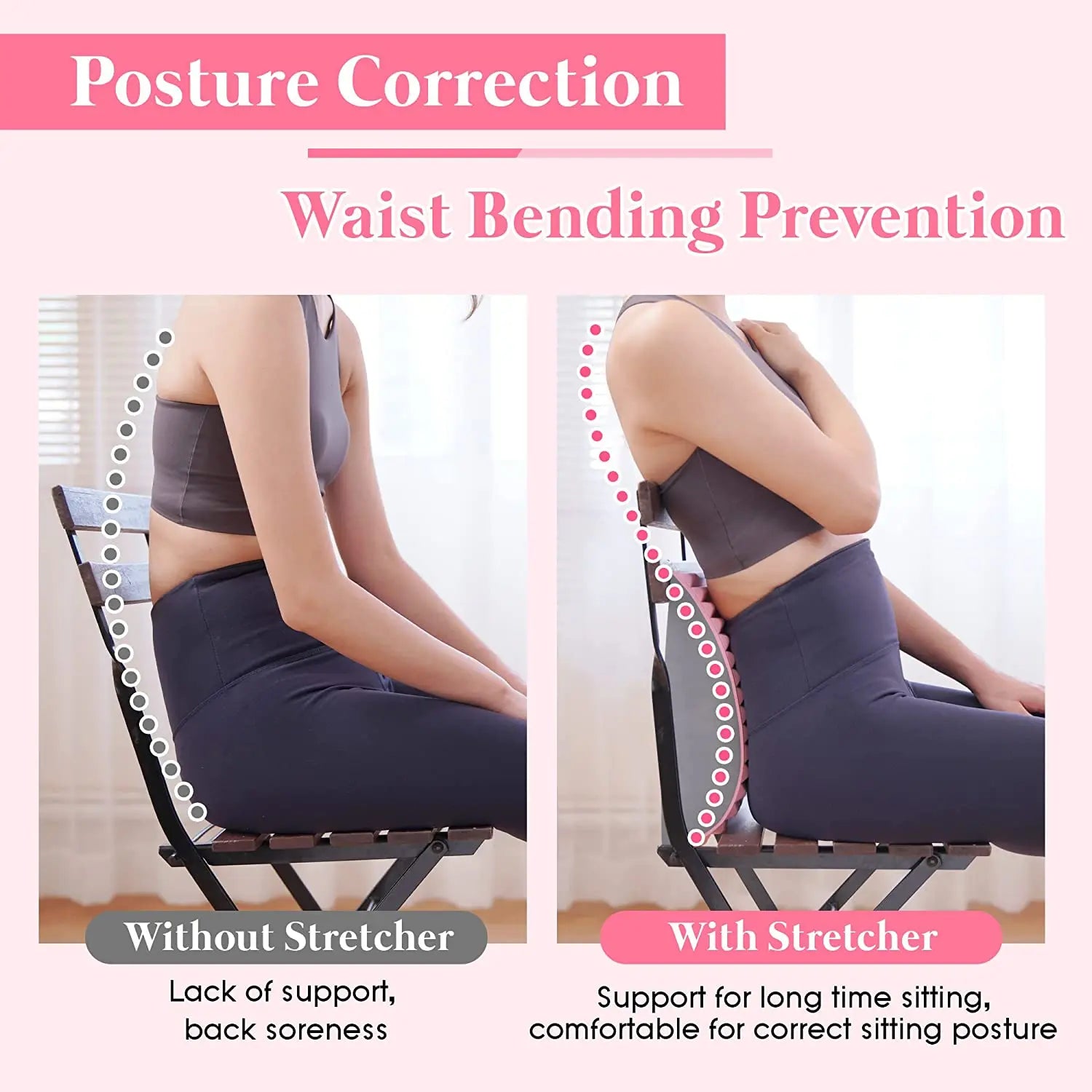 Lumbar Back Stretcher Pillow – Chronic Pain & Posture Support