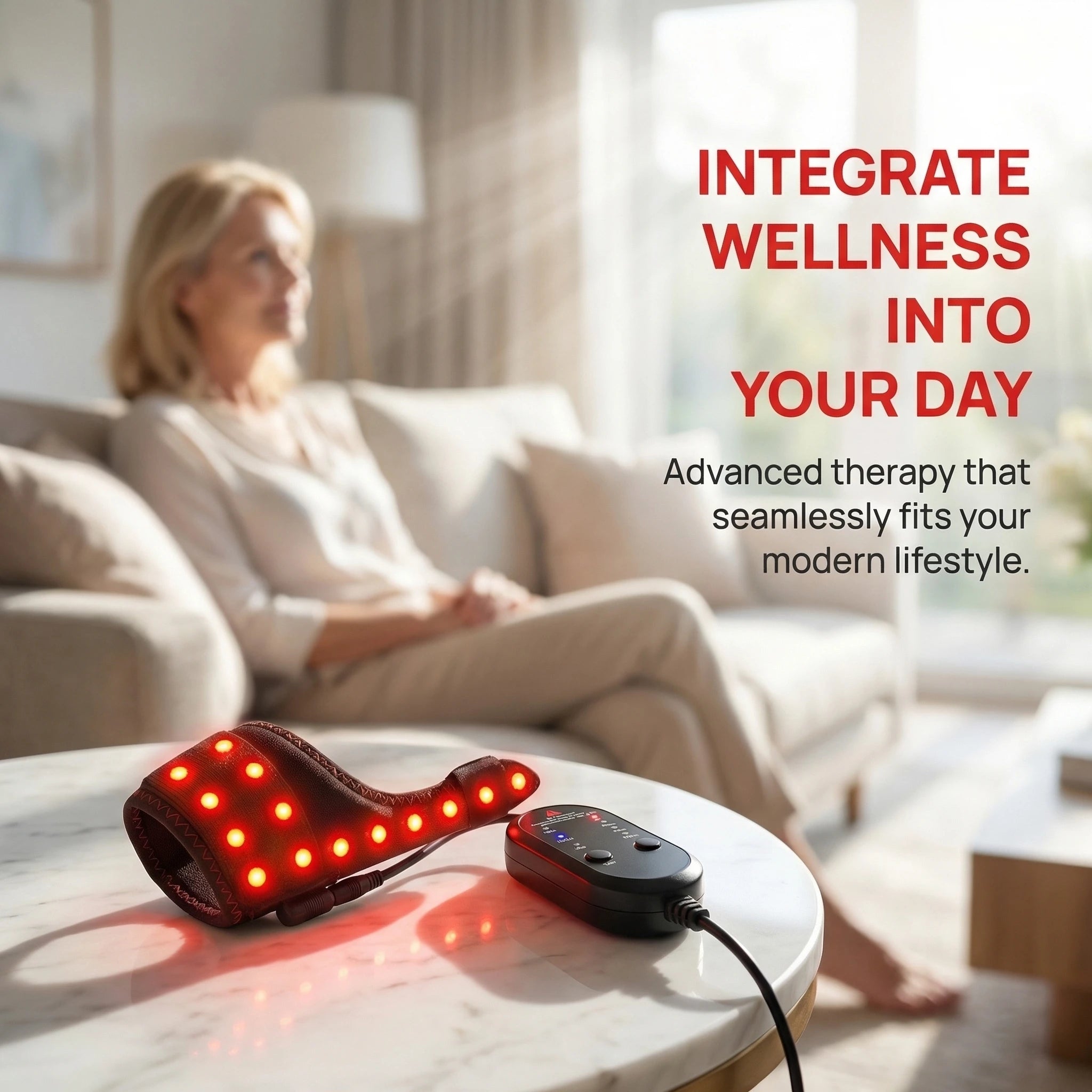 Electric Heating Wrist Massager – Vibration & Hot Compress Brace