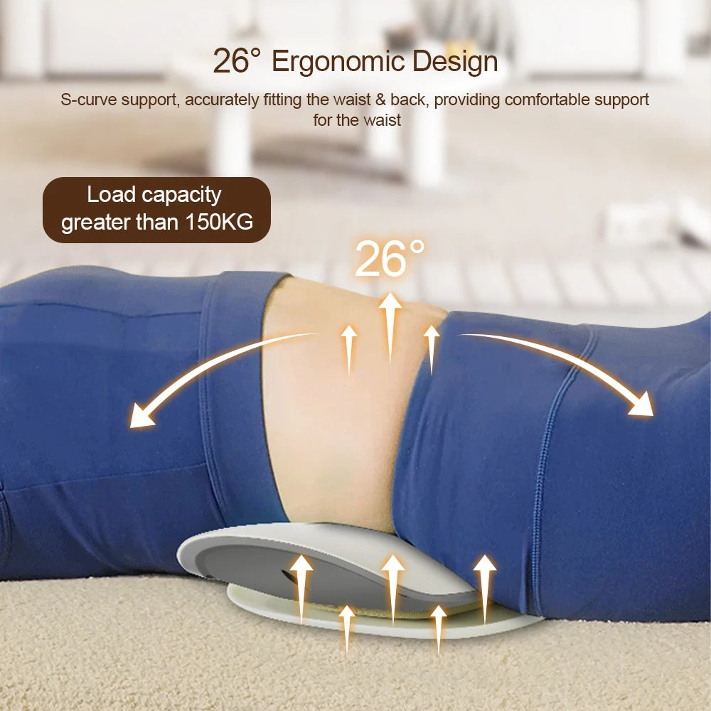 Inflatable Lumbar Traction Massager – Back Stretcher with Vibration