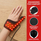 Electric Heating Wrist Massager – Vibration & Hot Compress Brace