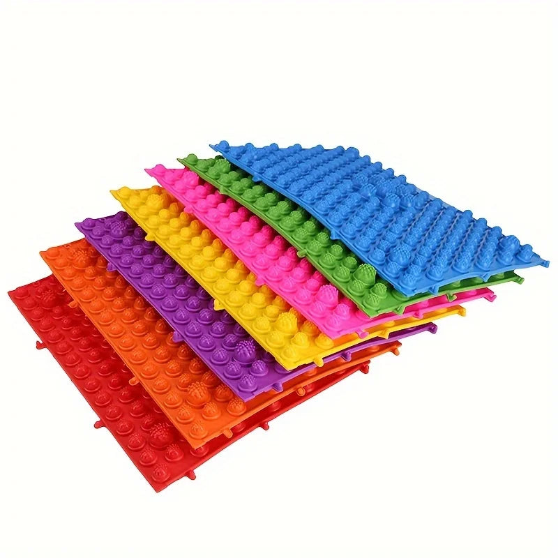 Foot Massage Acupuncture Walking Pad – Reflexology Toe Board Bathroom & Yoga Anti-Slip Mat