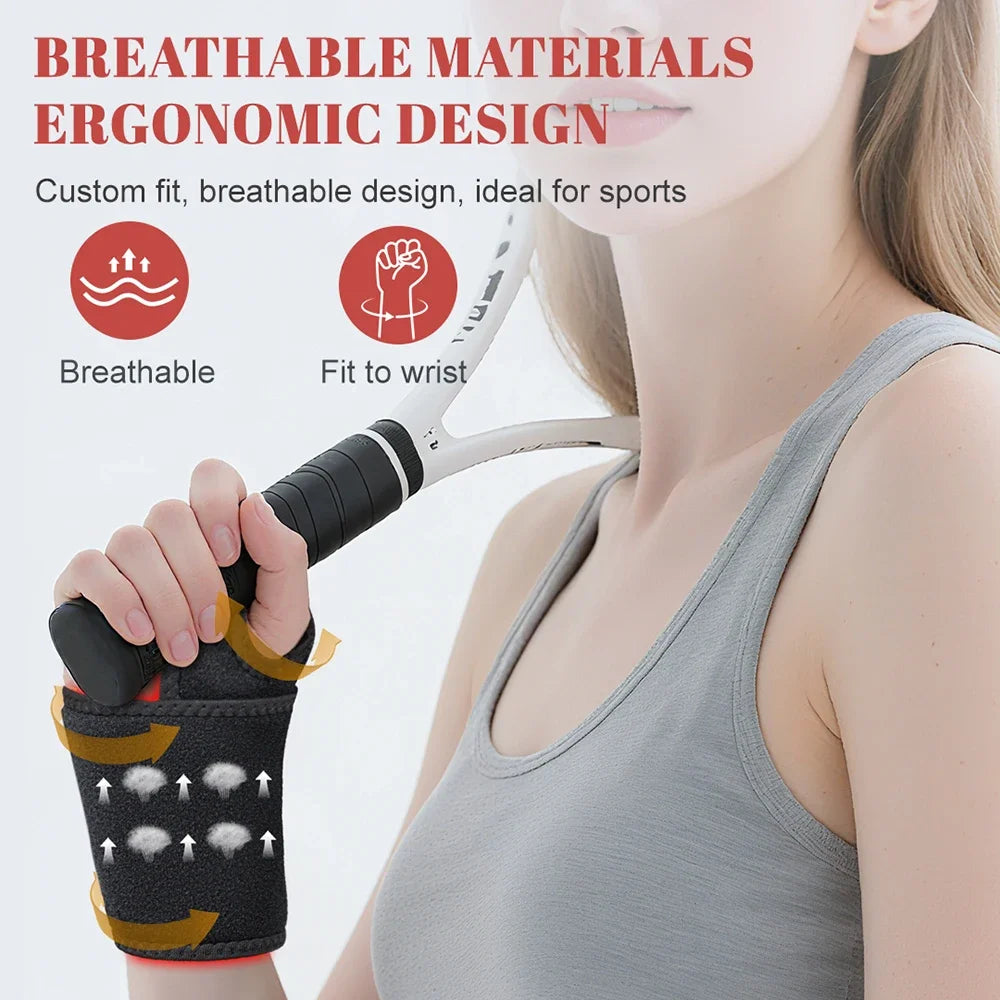 Wireless Red Light Therapy Wrist & Ankle Strap – 660nm & 850nm for Tenosynovitis & Pain Relief