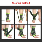 1 Pc Compression Ankle Support Sports Adjustable Basketball Ankle Wrap Men Women Hiking Running Prevent Sprains Ankle Protector