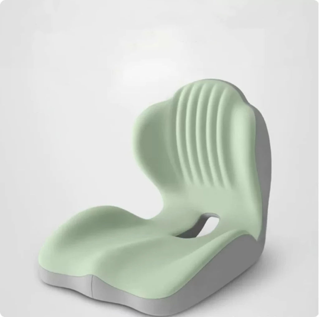 Ergonomic Memory Foam Seat Cushion – Lumbar Support for Office Chair & Car