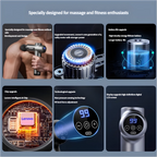 Lenovo Brand Fascia Gun Deeply Relieves Muscle Soreness Fitness and Relaxation Equipment LED Touch Screen 8Massage Head Gifts