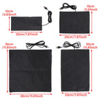 5V USB Carbon Fiber Heating Pad – Fast-Heating Hand Warmer for Mouse Pad, Shoes & Gloves