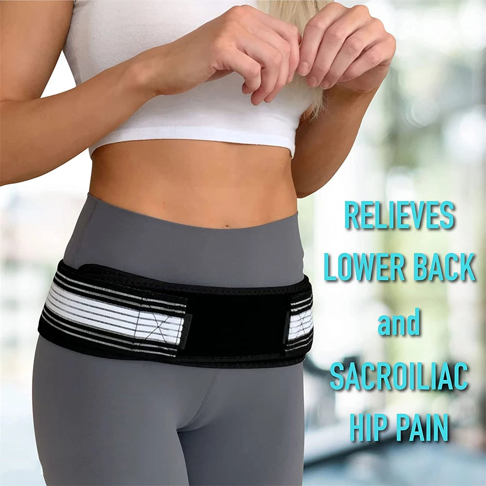 Sacroiliac SI Joint Hip Support Belt – Pelvic Stabilizer for Sciatica & Lower Back Relief