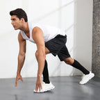 6 Pairs Solid Color Compression Socks Nurse Compression Socks Black Skin Color