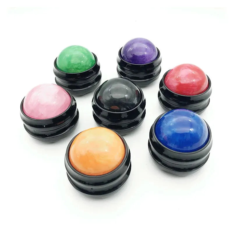 Portable Acupressure Massage Ball for Muscle Pain Relief Stress Relaxation Meridian Massage Handheld Fitness Yoga Tool