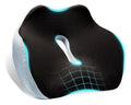 Large Memory Foam Seat Cushion – Sciatica & Tailbone Pain Relief, Non-Slip