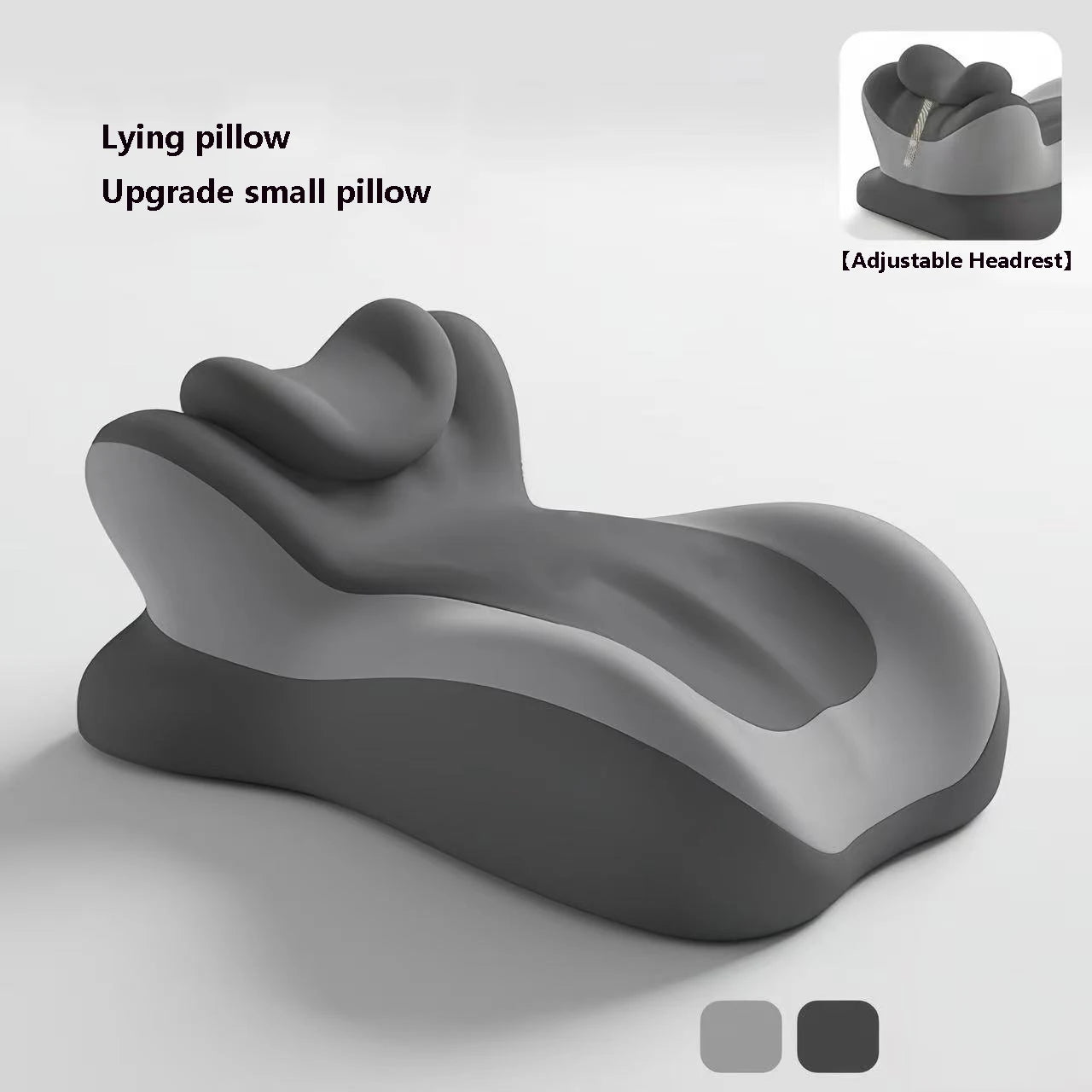 Wedge Memory Foam Pillow – Ergonomic Neck & Back Support
