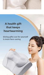 HEALTENCE Electric Shiatsu Neck Massage Pillow – Hot Compress Massager