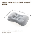 BISINNA Camping Inflatable Pillow Portable Ultralight Travel Hiking Air Sleeping Pillow for Neck and Lumbar Support