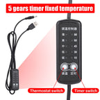 1set USB Clothes Heater Pad with DC connector Clothes Heating Mat For Neck Lumbar Abdomen Warming Winter Heat Mat