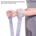 Yoga Stretching Belt Dance Stretching Band Elastic Yoga Resistance Bands Home Pilates Exercise Pull Strap Belt Fitness Sport