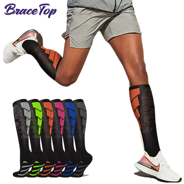 Sports Compression Socks for Women & Men – Calf Support for Running, Nurses, Flights & Pregnancy