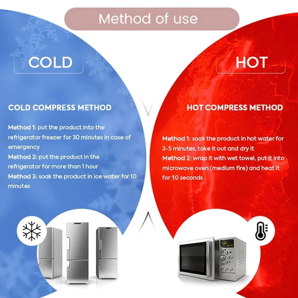 Lip Gel Ice Packs Cold Use for Lip Surgery Flexible Reusable Cooling Pad Cold Compress for Cosmetic Injuries Pain Relief