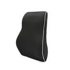 HEALTENCE Memory Foam Lumbar Back Cushion – Ergonomic Car & Office Support