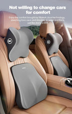 HEALTENCE Memory Foam Car Neck & Lumbar Support Set