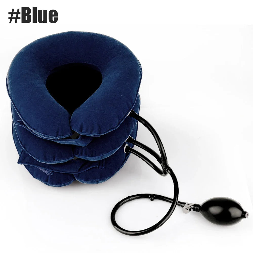 Inflatable Cervical Traction Device – Neck Decompression Stretcher