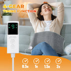 Electric Heating Pad Blanket with Thermostat – Hot Pad for Menstrual Cramps, Waist & Back Pain Relief