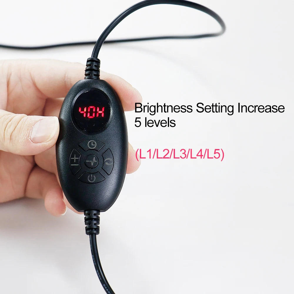 Red & Infrared Light Therapy Belt – 120 LEDs, 660nm & 850nm for Pain Relief