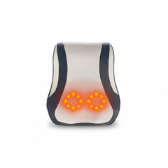 Electric Shiatsu Neck & Back Massager Pillow – Heated Cervical Traction Cushion with Airbag Lifting